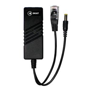 Сплиттер PSE-SP-1A-E, мощность 13Вт, вх. RJ-45 PoE, вых. RJ-45 Ethernet и DC 12V