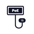 16 PoE портов 16 PoE портов